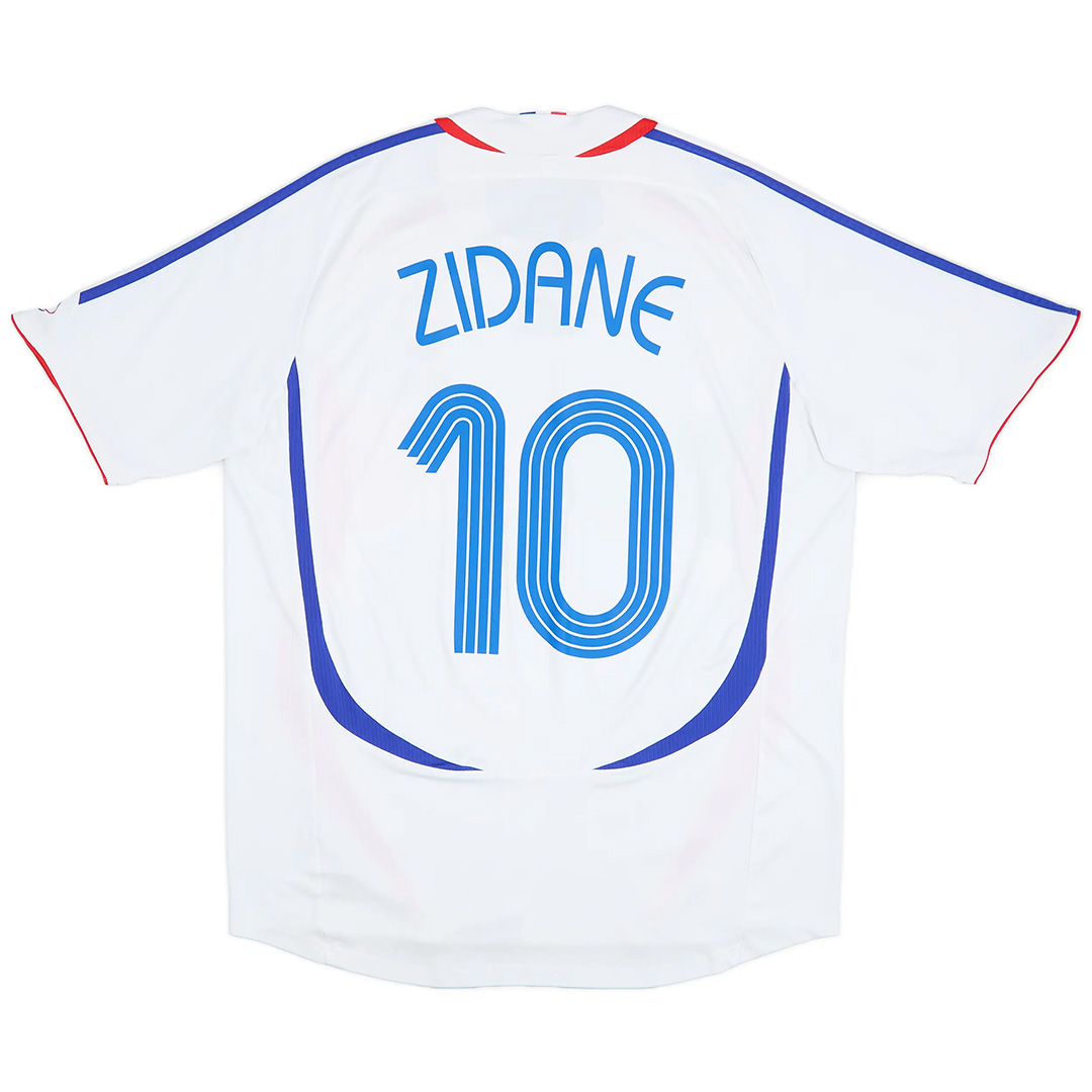 Zidane 5 Retro France Home Jersey 2005/06