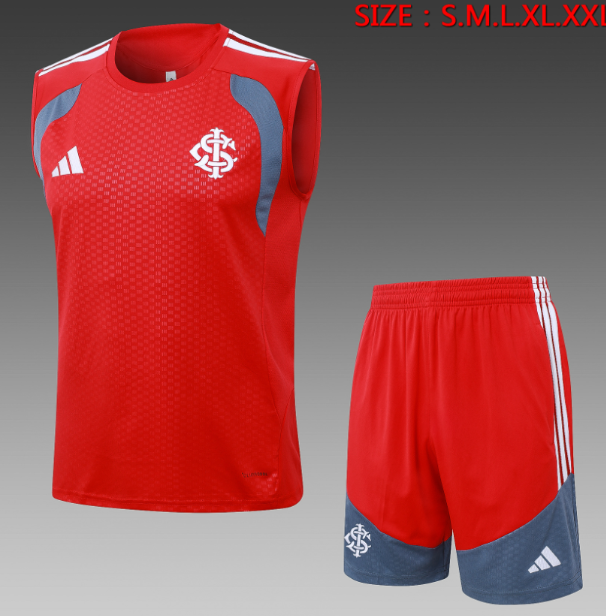 26/27 vest Brazil International Red training suit set
