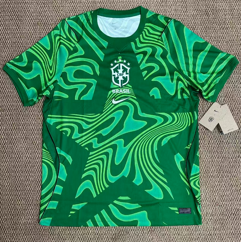 Fans Version 26/27 National Green Brazilian goalkeeper uniform