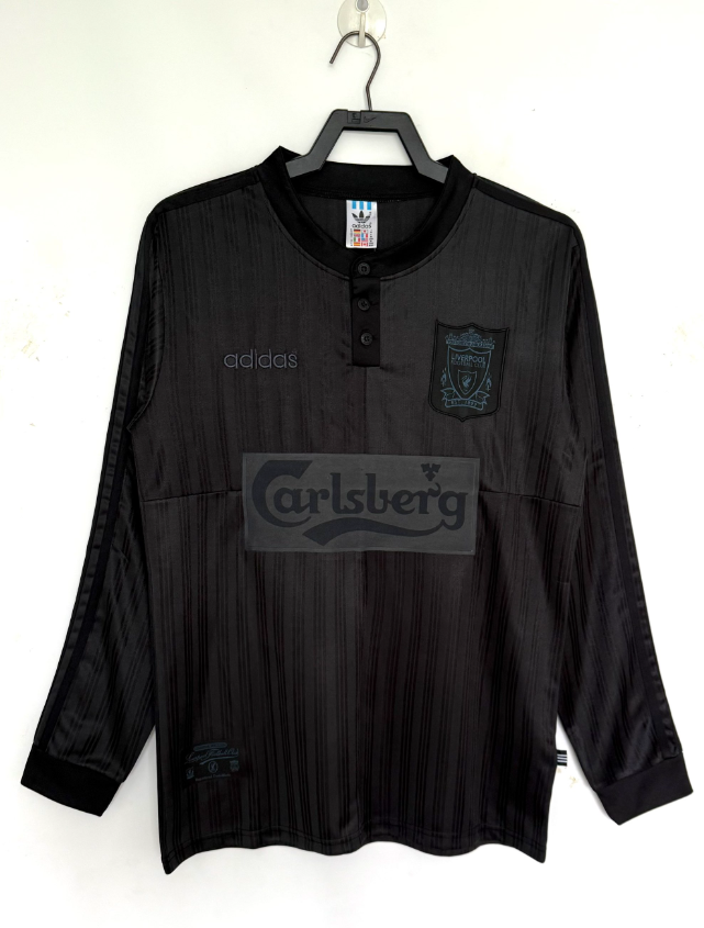 Retro 1995/96 Liverpool Black Special Edition Long Sleeve