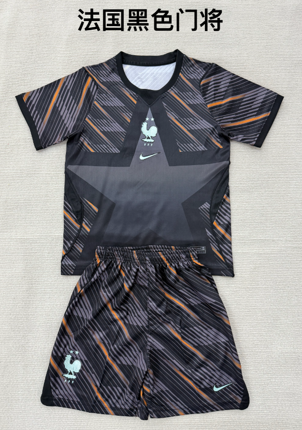 Adults kits 26/27 French black goalkeeper