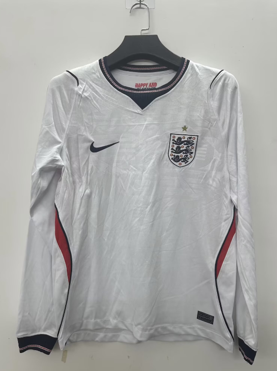  Fans Version 2026 England home fan long sleeve