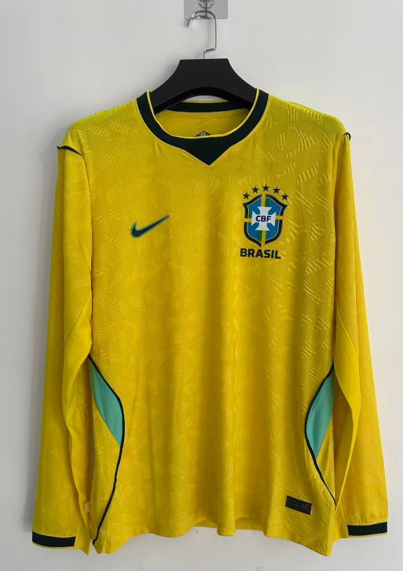 Player Version 26/27 Brazil home Long Sleeve 