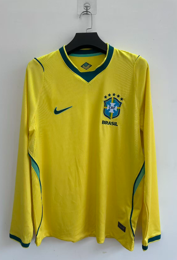  Fans Version 26/27 Brazil home Long Sleeve 