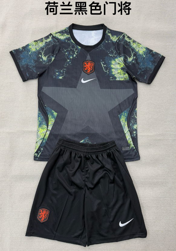 Adults kits 26/27 Netherlands Black Goalkeeper