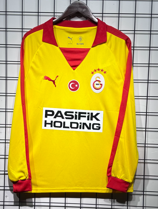 Fans Version 26/27 Galatasaray Commemorative Edition Long sleeve Yellow