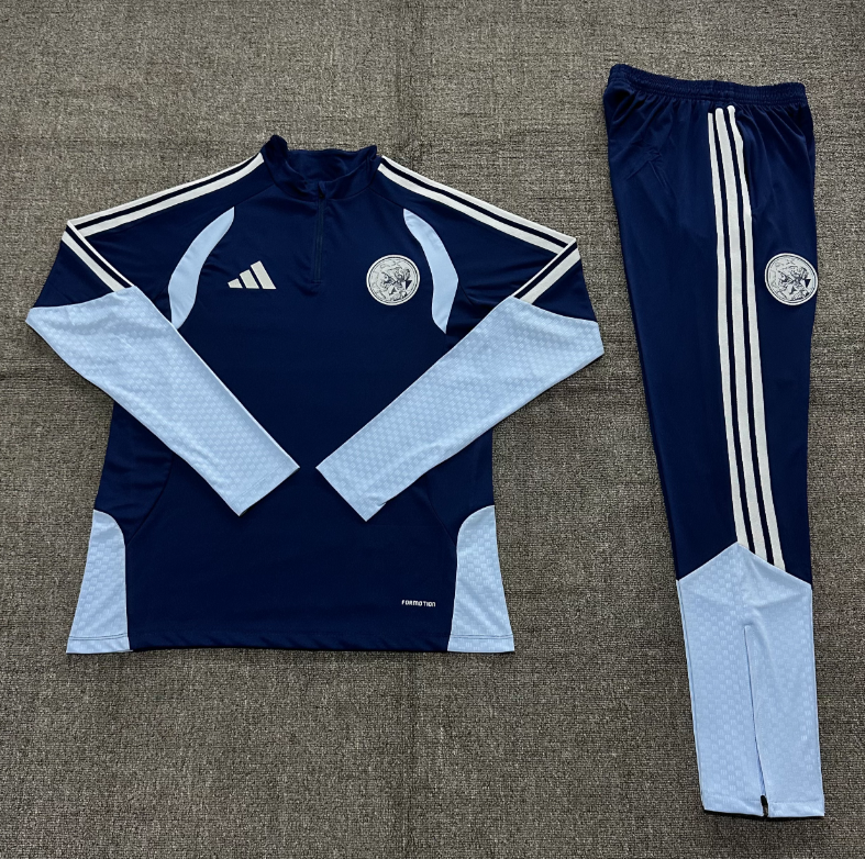 26/27 Half Pull AJAX Royal Blue Tracksuit