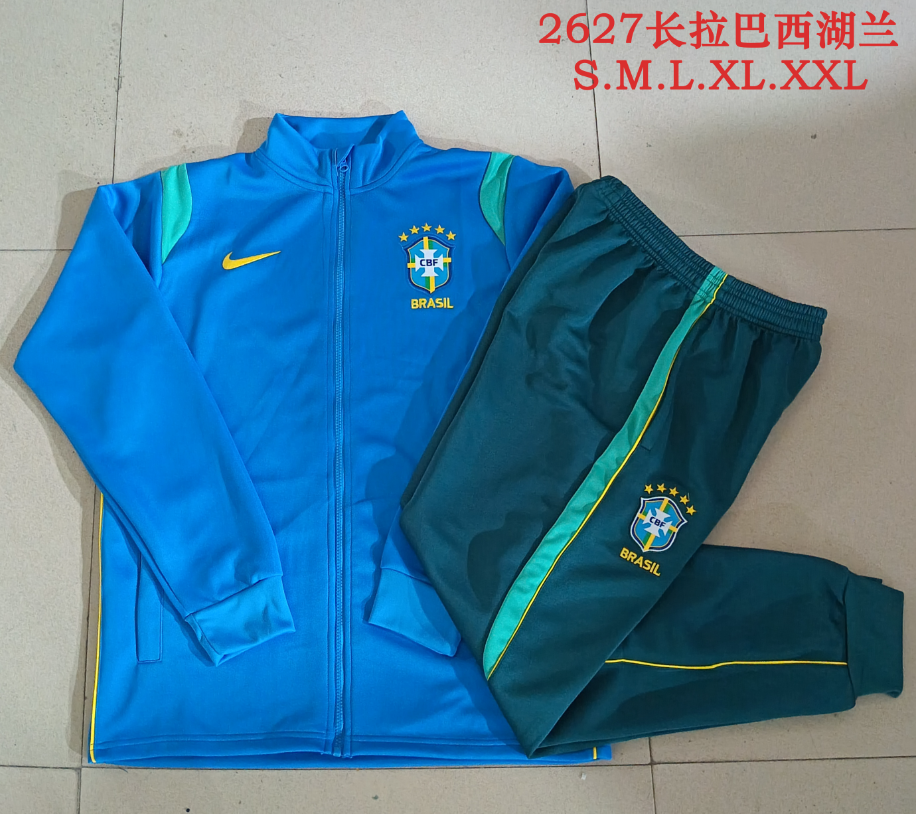 26/27 Long Pull Brazil Lake Blue Jackets sets