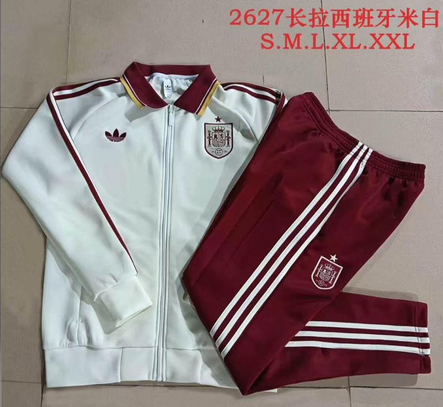 26/27 Long Pull Spain Beige Jackets sets
