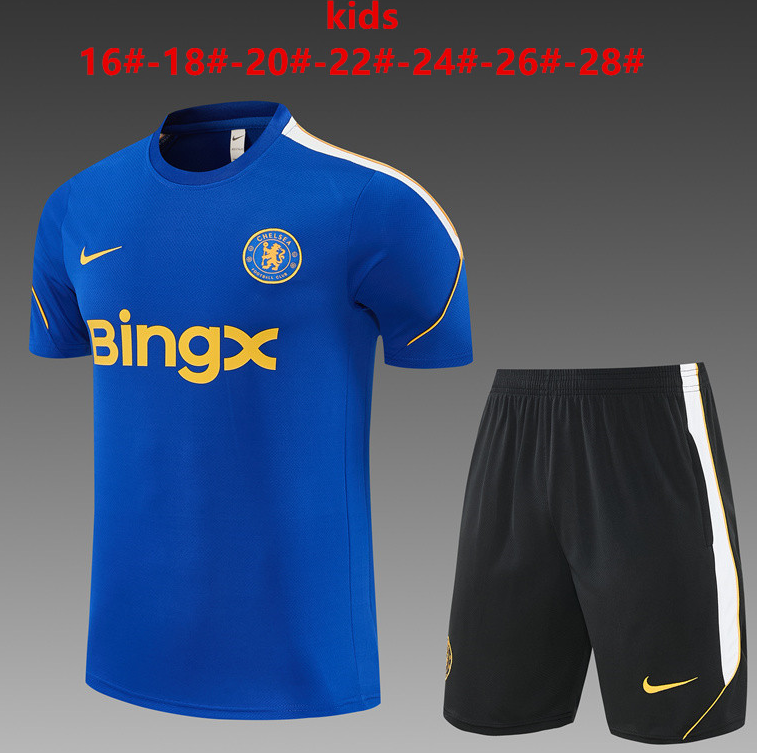 26/27 Chelsea Color Blue kids Training Kits 