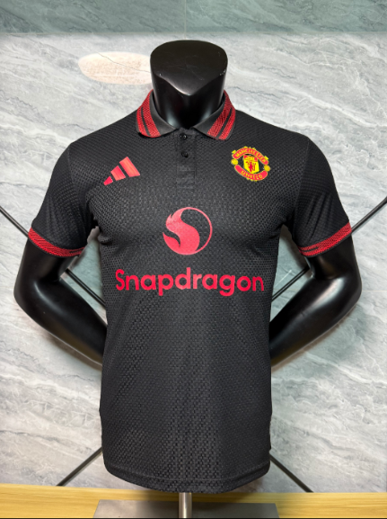 Player Version 26/27 Manchester United polo shirt black