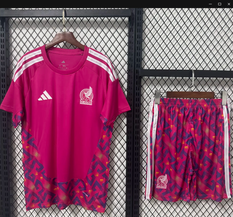kids Kits 26/27 Mexican Pink Goalkeeper