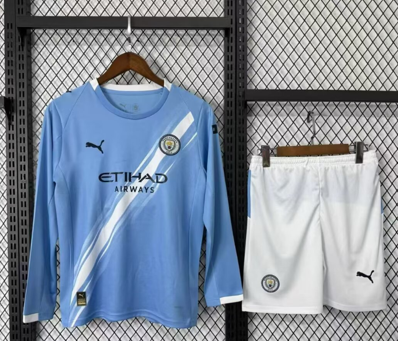  Adults kits 26/27 Manchester City home long sleeve