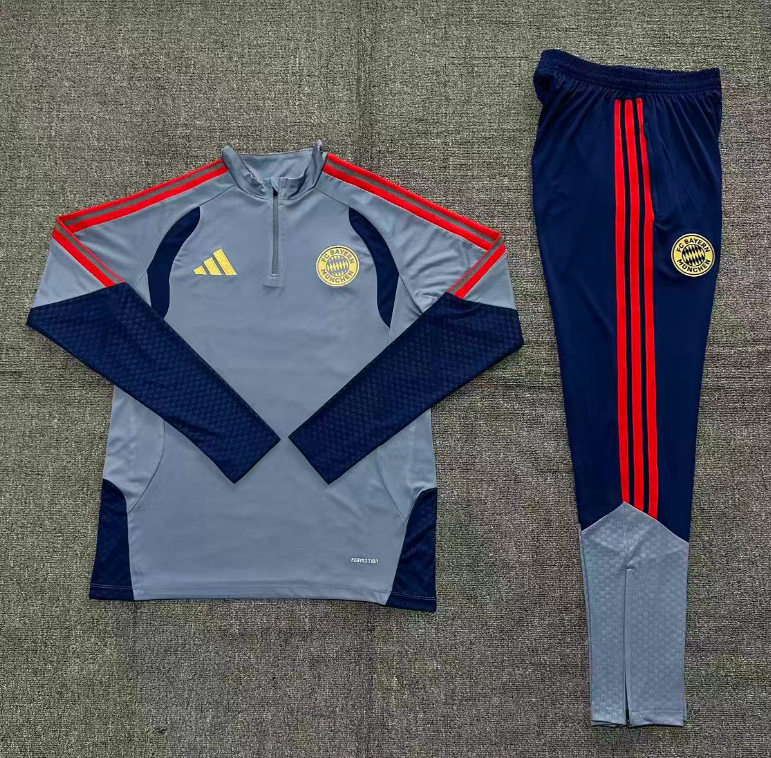 26/27 Adults Half Pull Bayern Munchen Dark grey Tracksuit