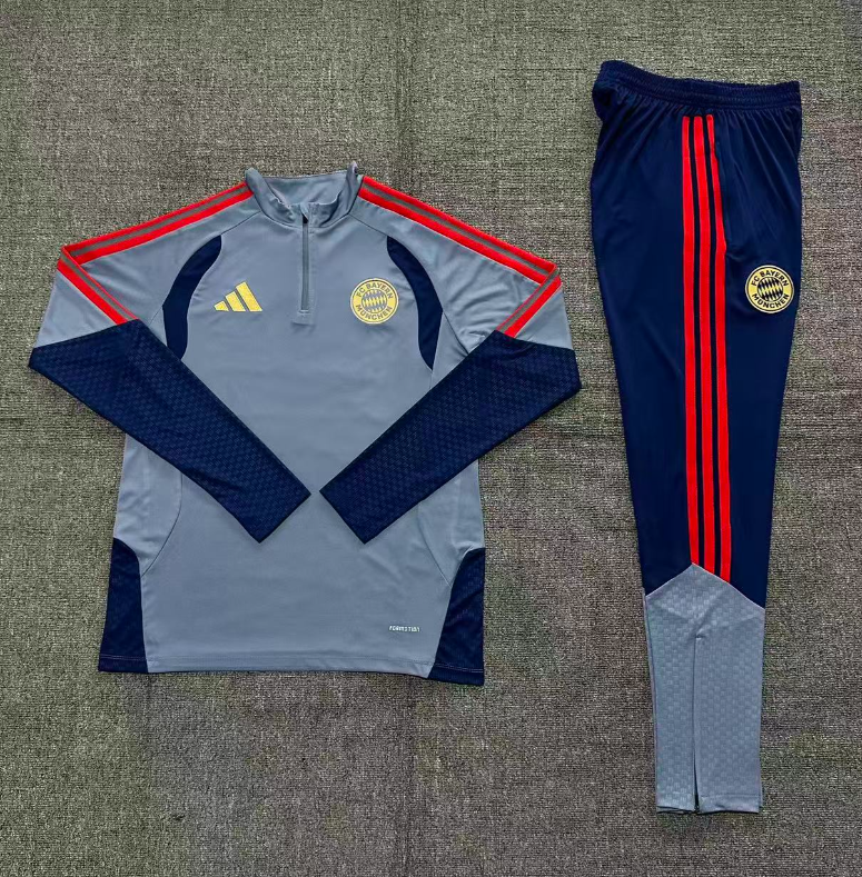 26/27 Kids Half Pull Bayern Munchen Dark grey Tracksuit