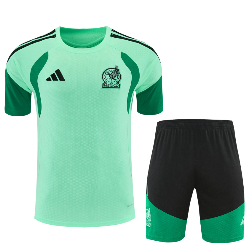 26/27 Adults short sleeves Mexico Light Green Training Kits