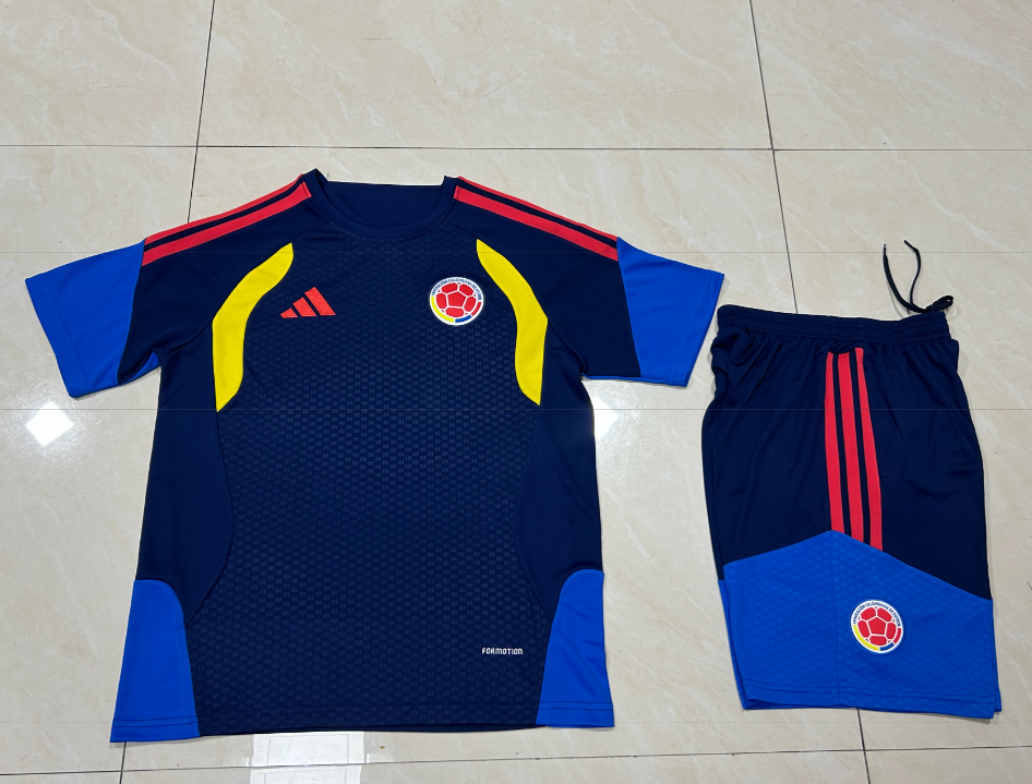 26/27 Adults short sleeves Colombia Royal Blue Training Kits