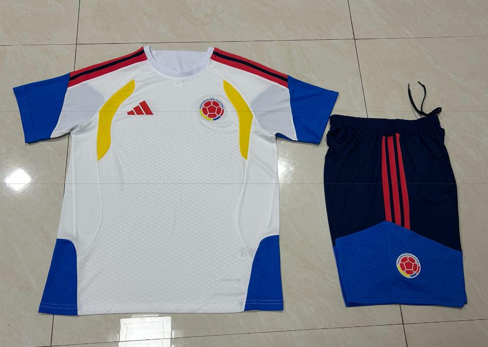 26/27 Adults short sleeves Colombia White Training Kits