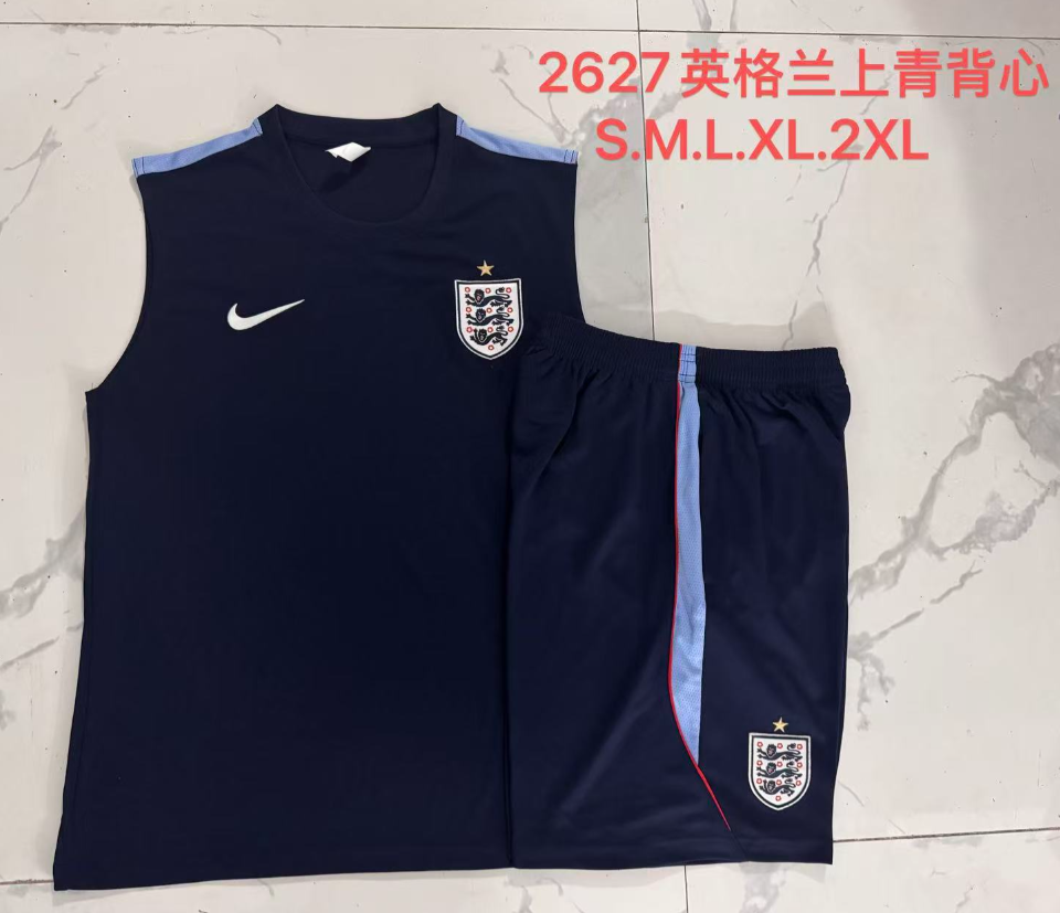 26/27 Vest England cyan suit