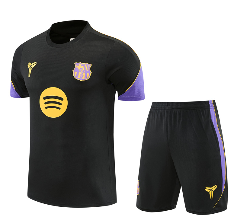 26/27 Adults Barcelona Black [Co branded] Training Kits