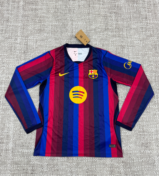 Fans Version 26/27 Barcelona home long sleeve