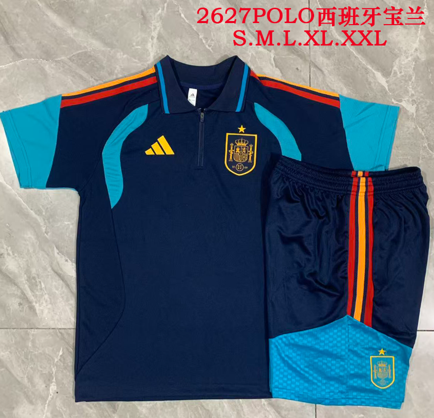 26/27 Adults POLO Spain Boran (with cropped pants) Training Kits