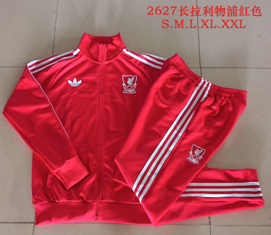 26/27 Long Pull Liverpool Red Jackets sets