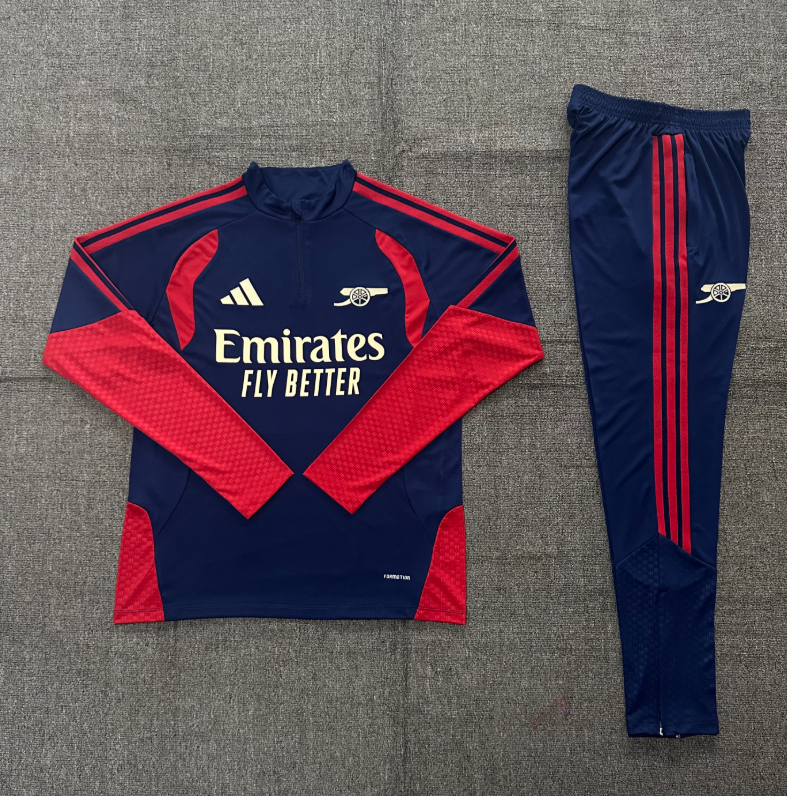 26/27 Adults Half Pull Arsenal Red and Blue [Camouflage Edition] Tracksuit